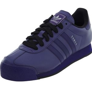 Purple and Gold Adidas Samoa size 11